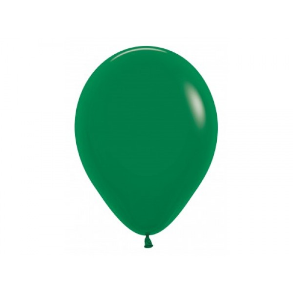 5 Inch Round Balloons - Mytex 5 Inch Metallic Forest Green Round Balloon ~ 100pcs